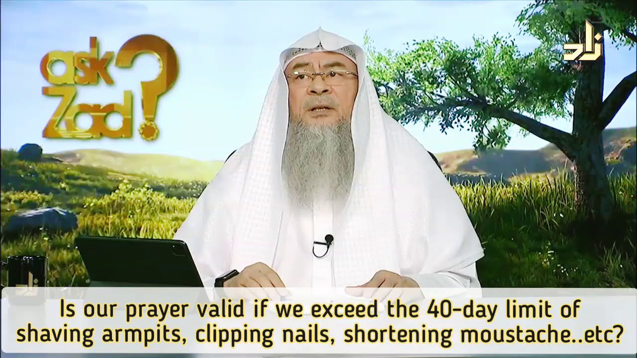 QUESTION: If the pubic hairs grow long. Is prayer accepted?