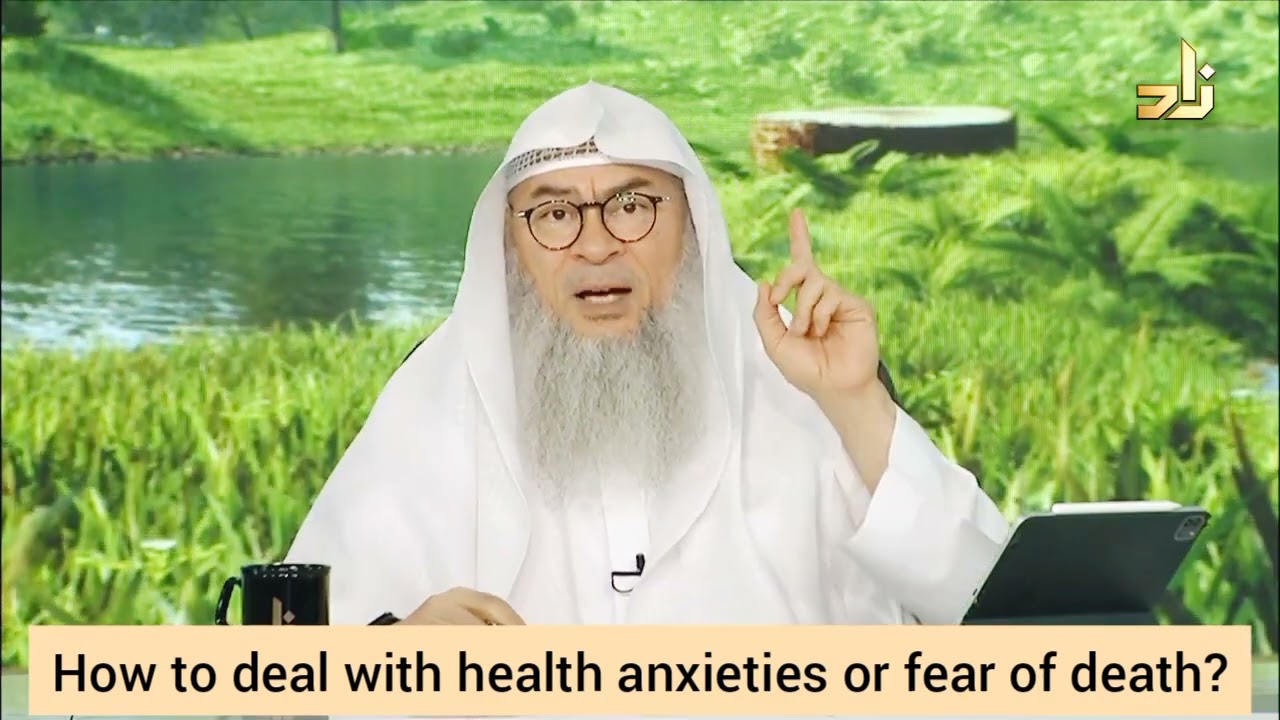 I have an exaggerate fear of death and sometimes I feel so depressed; can’t you help me with some advice sheikh?