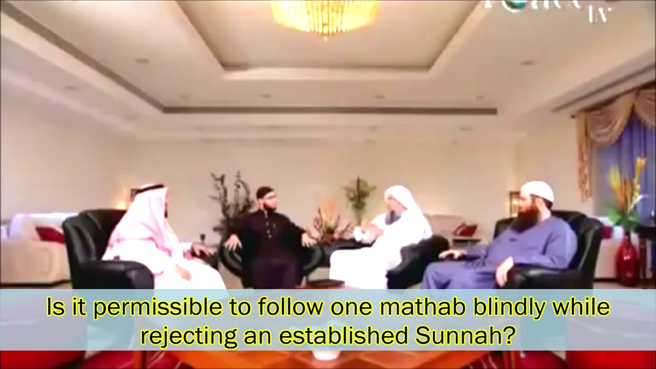QUESTION: Sheikh.Is it wrong if a person always try to follow the strictest opinion between Madhabs such as the Shafi’ nullifier of wudu(touching women…)and the Hanafi ones(leaking blood…) or on any other subjects?Should I follow one Sheikh that could make blunders?Sometimes,it start getting confusing or open doors to waswas to always try to follow the strictest one.